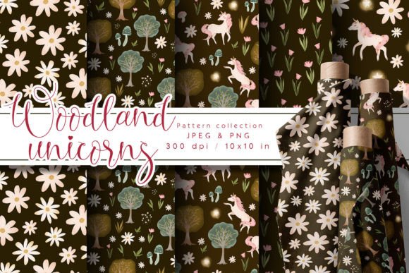 Download Woodland Unicorn Pattern Collection - Pattern Collection
