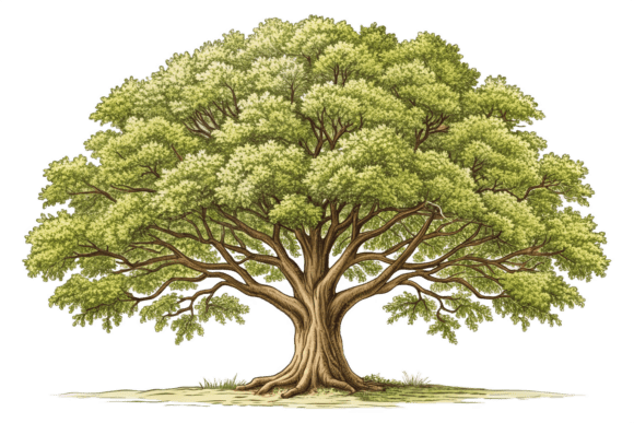 Download Oak Tree with Leaves PNG Mega Bundle - Oak Collection