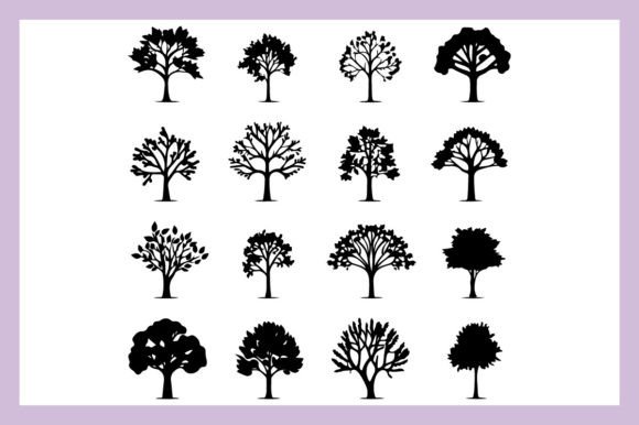Download Oak Tree Black Silhouette 1 - Premium Resources