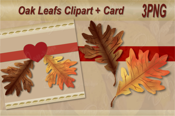 Download Oak Leaf Clip-Art Plus Square Card - Premium Resources