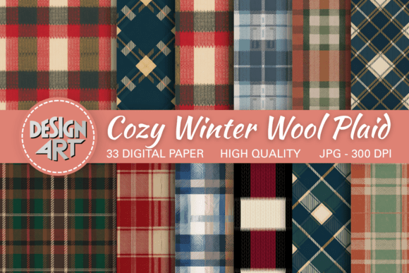 Download Cozy Winter Wool Plaid Pattern - Pattern Collection